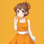 田中みなみのオレンジワンピースの名前と購入サイトまとめ