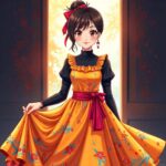 田中みなみのオレンジワンピースの詳細と購入サイトのおすすめ