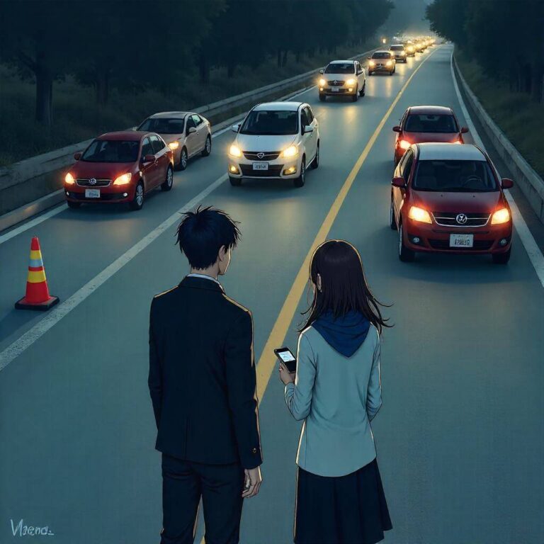 信号待ちでの違反行為とは？スマホ操作やヘッドライト消灯のリスクを解説