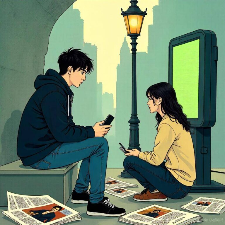 国民民主党の支持率低下とオールドメディアの陰謀に対する考察と友人との対話