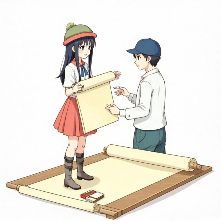 巻物の題箋は縦書きと横書きどちらが良い?選び方とアドバイス