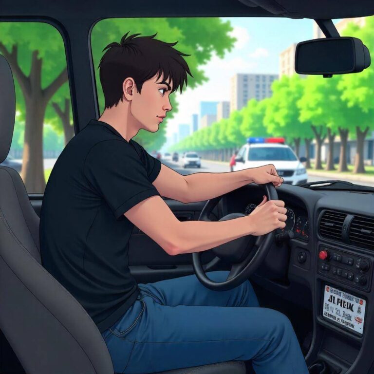 田舎道で覆面パトカーに遭遇した時の不安と安全運転の重要性