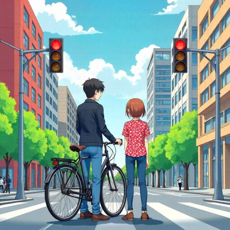 自転車の信号ルールと安全な渡り方の実体験