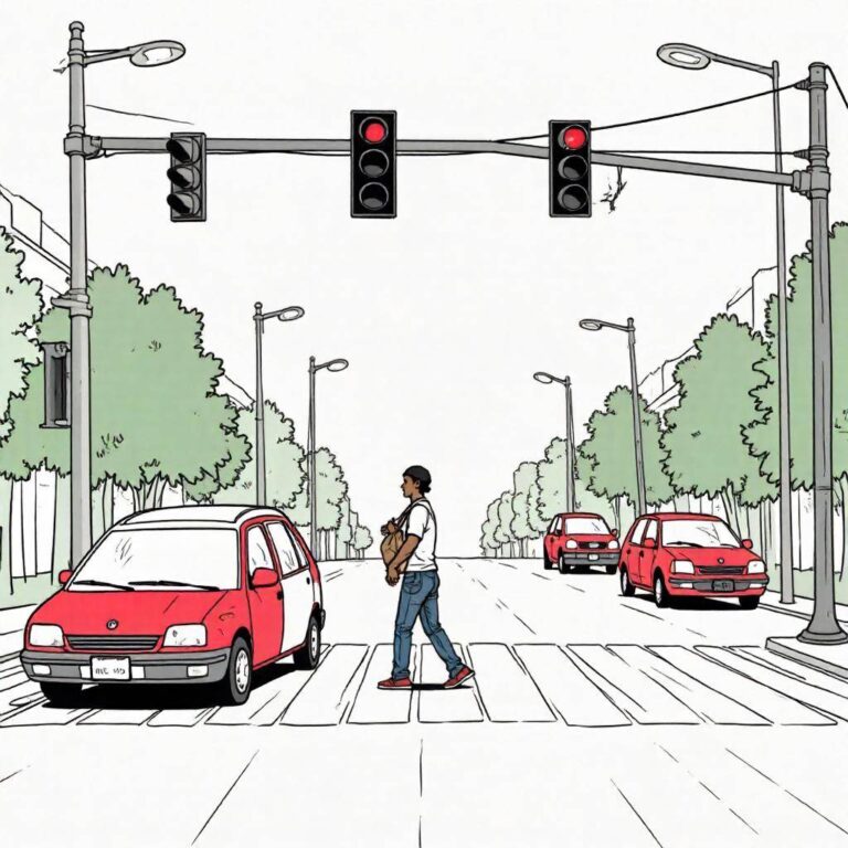 信号のない横断歩道で歩行者の行動を見分けるための徐行運転のコツ