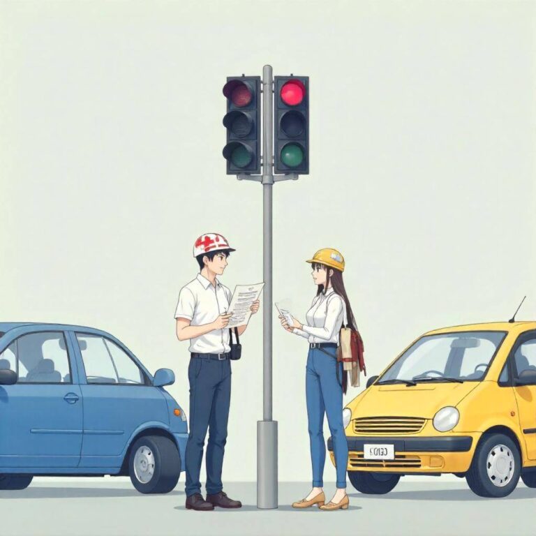 信号待ちの事故後の適切な対応と診断書の取り扱いガイド