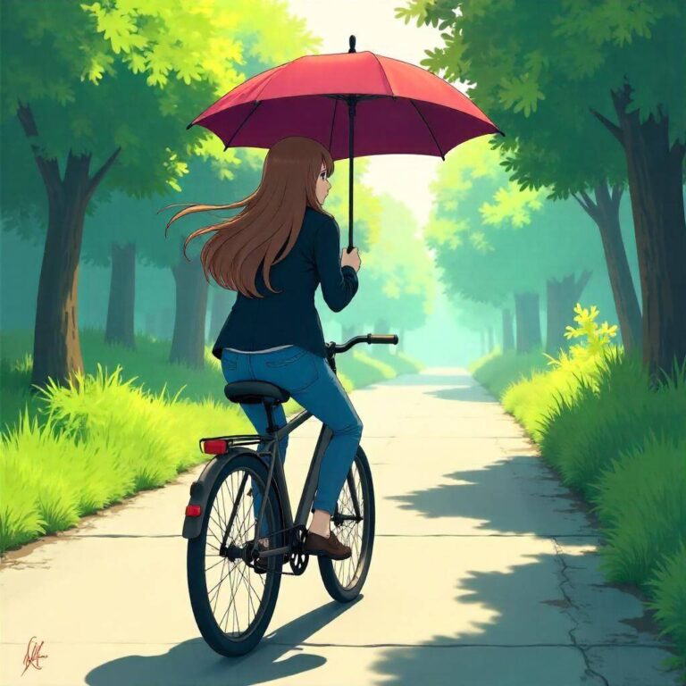 傘をさして自転車を運転するのは合法か？法律と安全性を徹底解説