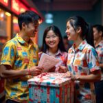 夏祭りのくじ引き箱を安全にデコレーションするための著作権ガイド