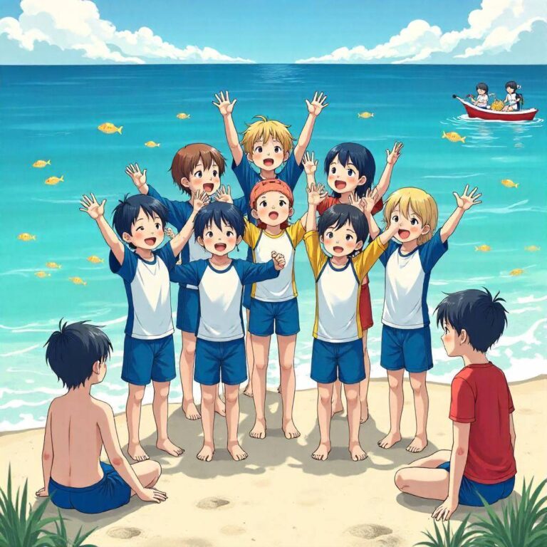 海がテーマの子ども向け歌詞とピノキオの魚たちの踊りを楽しむ方法