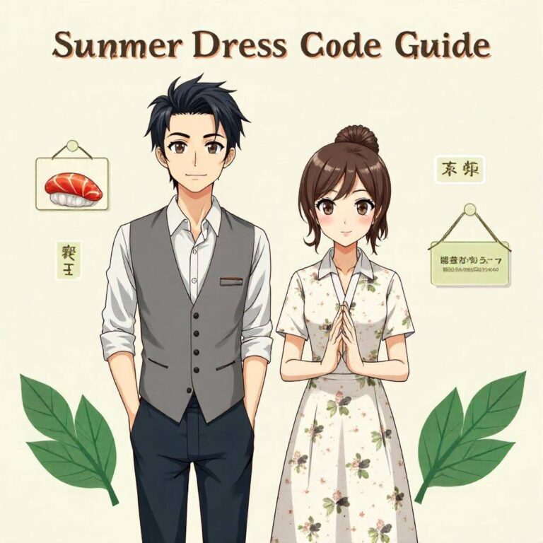 銀座のお寿司屋での夏のドレスコードガイドとおすすめコーディネート