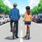 駐車場からの出発時における自転車との接触事故の過失割合と注意点