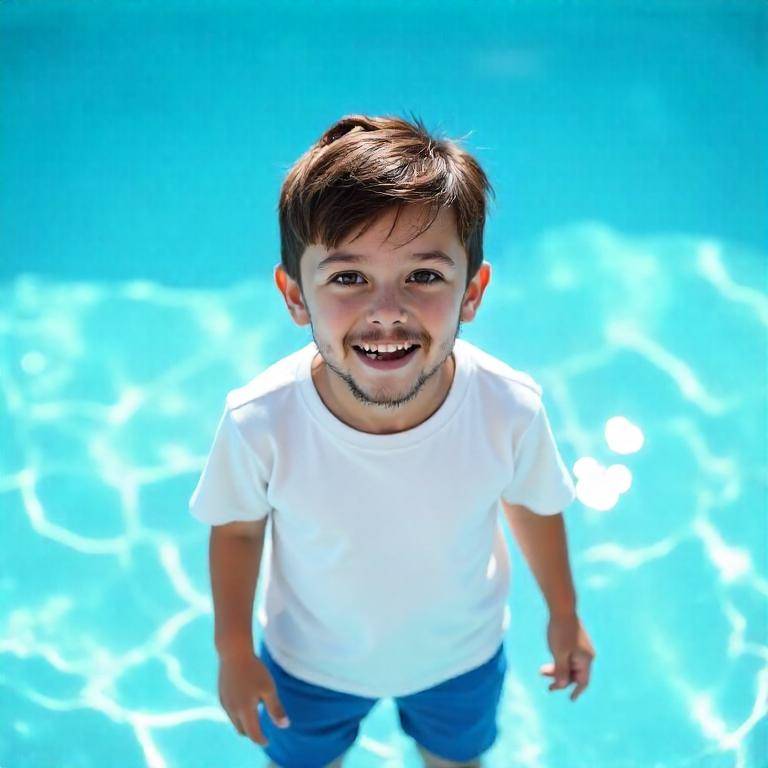 ましろくんがプールで見せた感動の瞬間とは