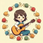 みかるんが魅せるごきげんカタツムリの魅力とギター演奏
