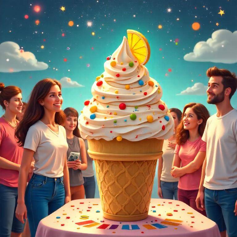 アイスケーキで祝う宇佐美リトさんの誕生日の楽しさ