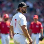 有薗選手の犠牲フライで勝ち越し実現の瞬間