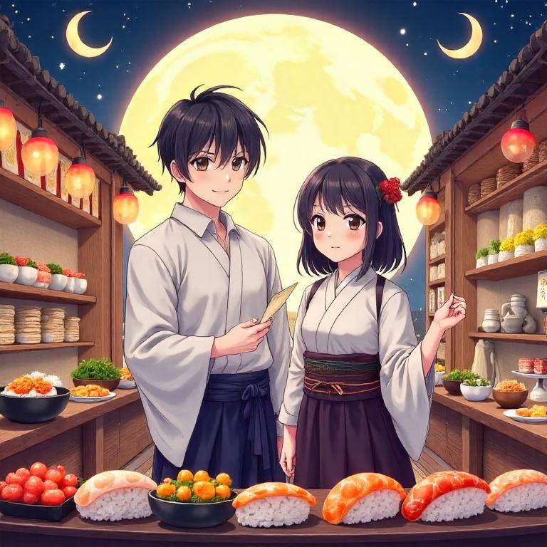 スシローが原神とコラボ観月の宴を開催