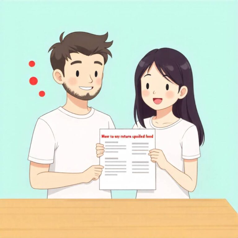 腐った食品の返品方法とレシートがない場合の対処法ガイド