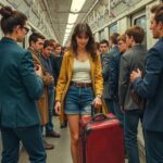 混雑した電車でのスーツケース持ち込みの苦悩と周囲の反応