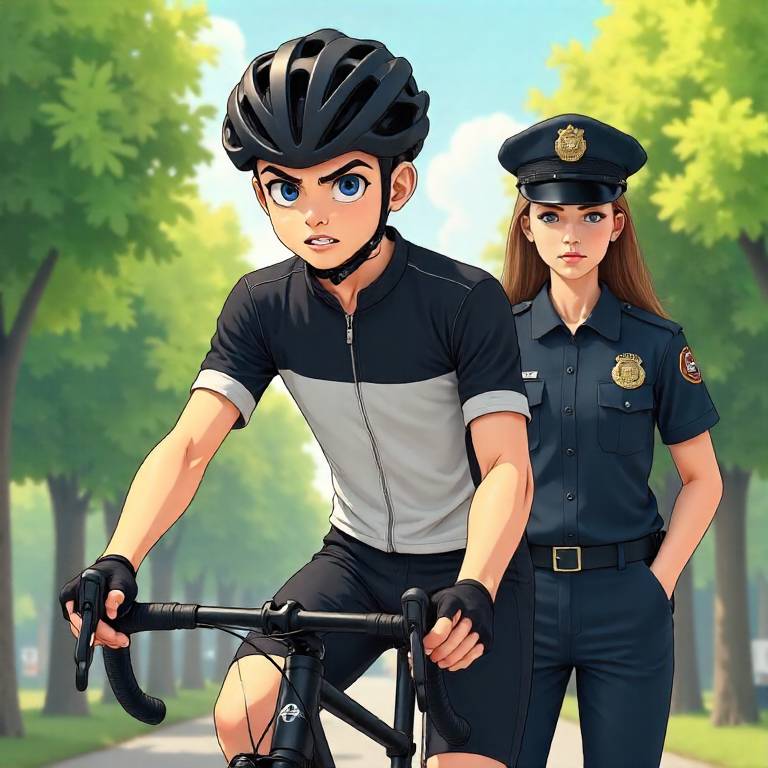 自転車運転中に警官に止められた恥ずかしい体験とその真相